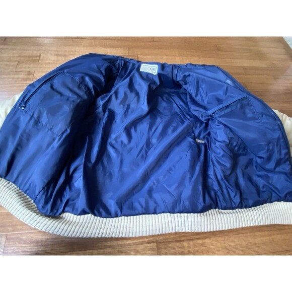 Official vintage 1980 Lake Placid Winter Olympic 80s bomber Jacket Size Large L - Picture 9 of 16